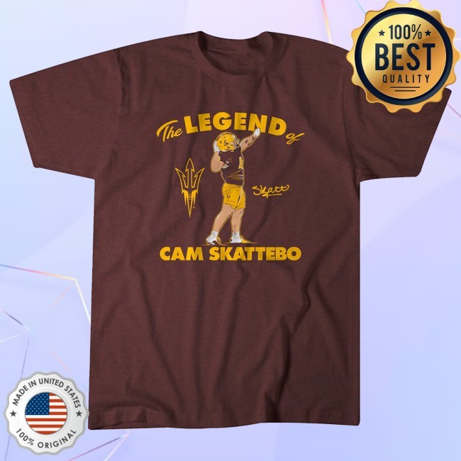 Breakingt Arizona State Football: The Legend Of Cam Skattebo Shirt