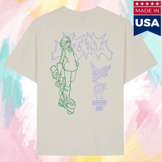 Official Brain Dead Merch Shop Brain Dead x Seg: Jet Set Radio Tshirt - Natural