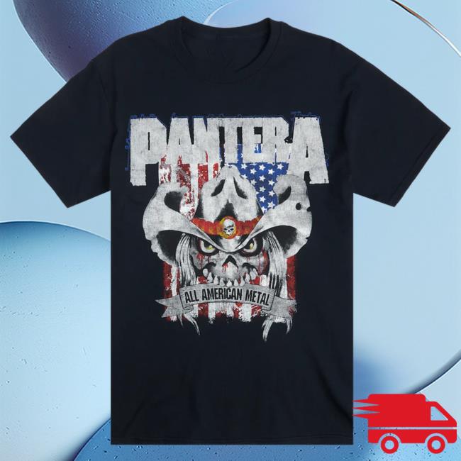 Official Pantera Merch Store Pantera All American Cowboy T Shirt
