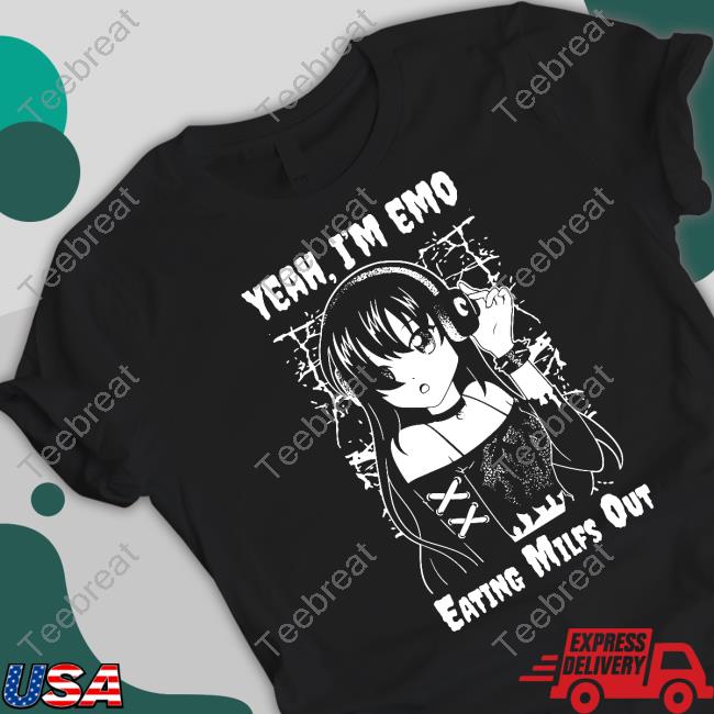 Yeah I'm Emo Eating Milfs Out Crewneck Sweatshirt