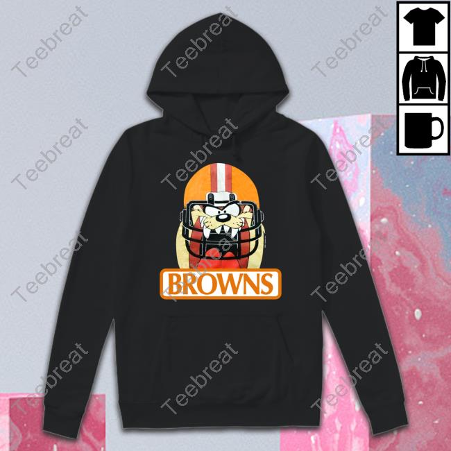 Jake Paul Cleveland Browns Tazmanian Taz Devil Helmet Tee