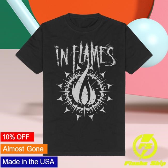 In Flames Flame Logo Tee In Flames Merch Shop