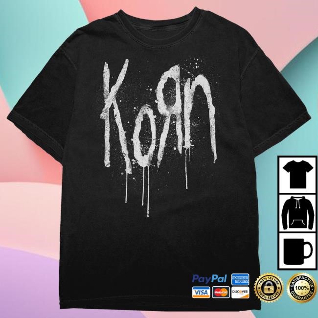 Official Korn Merch Store Korn Freak Splatter Tshirt