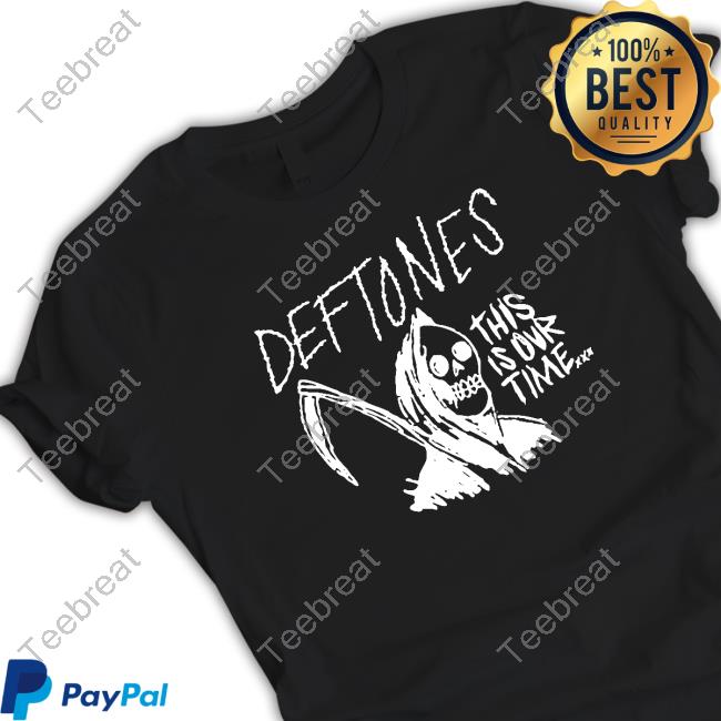 Official Deftones Reaper Black Long Sleeve T Shirt