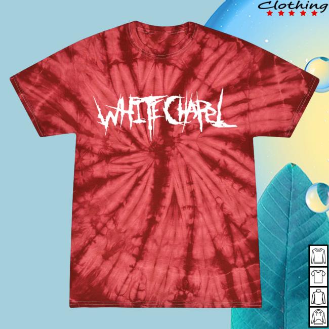 Official Merch Now Whitechapel Logo Spider Crimson Tie Dye Attractive Shirt MerchNow