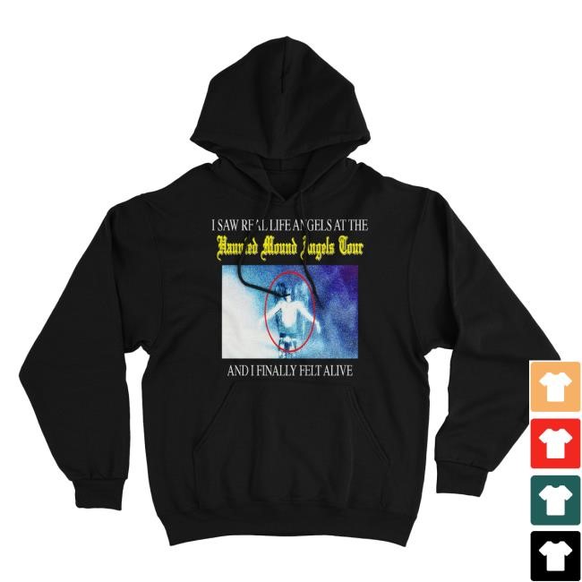 Haunted Mound Official Merch Store | I Saw Angels Haunted Mound Tour Swearter Hoody | Haunted Mound Clothing Shop Apparel Hauntedmound