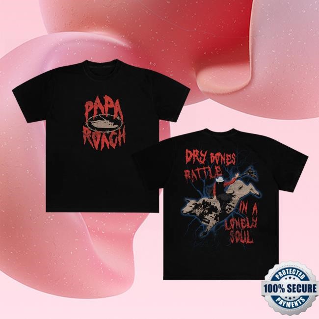 Thunder Bull New Tee Papa Roach Merch Thunder Bull Shirt Papa Roach Merch
