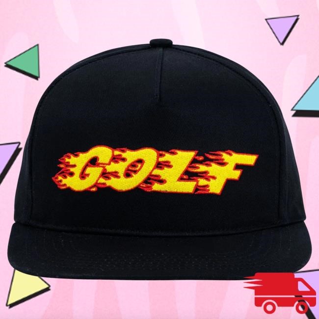 Official Tyler The Creator Merch Store Inferno 5 Panel Hat By Golf Wang