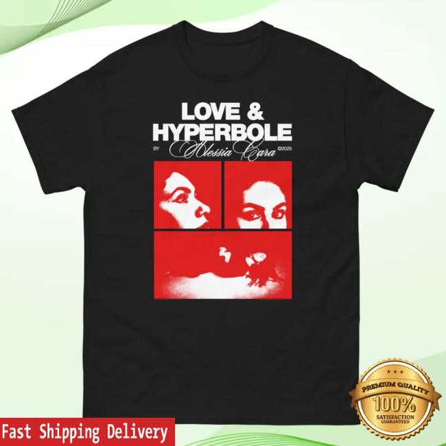Official Alessia Cara Merch Store Alessia Cara Love & Hyperbole Photo Shirt on Black AlessiaCara