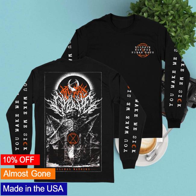 Risingmerch Rising merch To The Grave Disdain For The The Human Race Long Sleeve Top Shirt