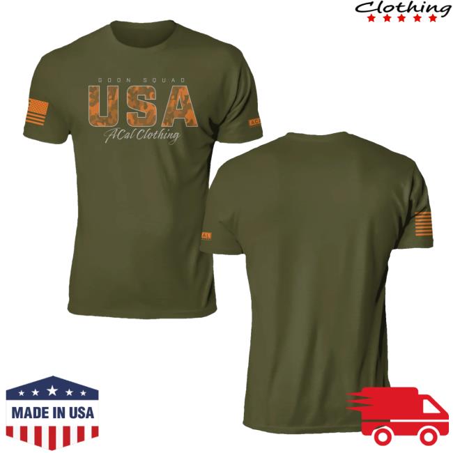 Official Acal Clothing Shop Merch Camo Gs Usa Shirt