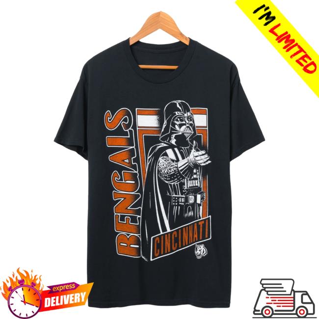 Official Junk Food Apparel Clothing Store Shop Junkfoodclothing Cincinnati Bengals and the legendary Darth Vader New Shirt