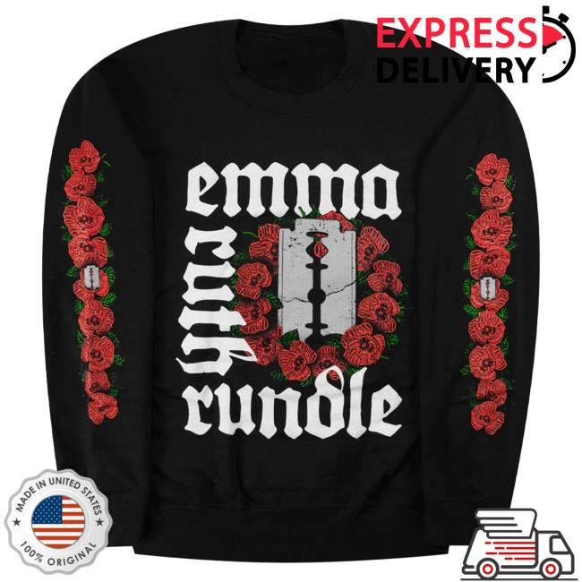 Official Hello Merch Emma Ruth Rundle Poppies Black Shirt 2024 Hellomerch