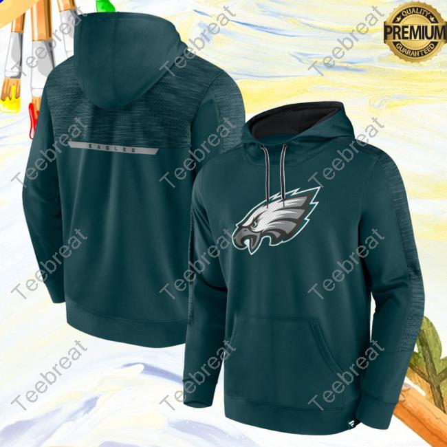 Official PhiladelphiaEagles Clothing Merch Store Shop Fanatics Branded Midnight Green Philadelphia Eagles Defender Evo Sweatshirts