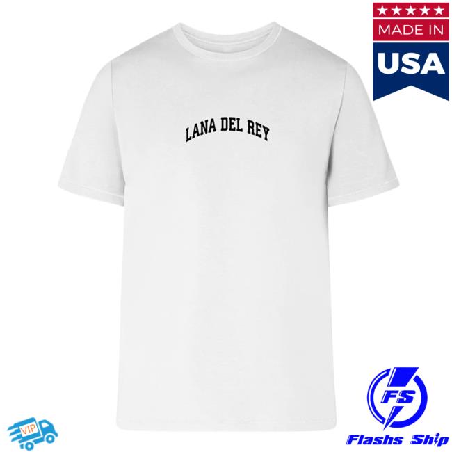 Lana Del Rey New White Logo Shirts