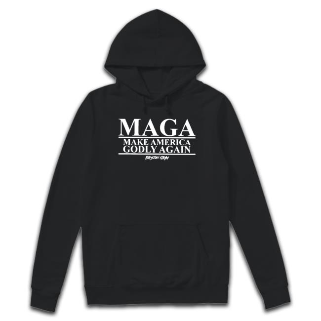 Official Maga Make America Godly Again Bryson Gray Shirt