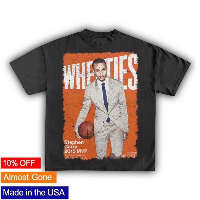 Official Heavyweight Legends Wheaties Stephen Curry Vintage Shirt New