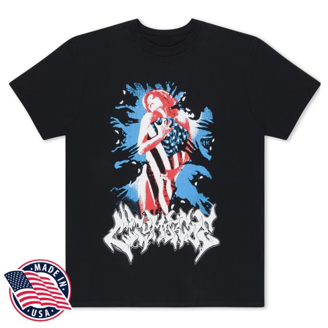 Official City Morgue Merch Store Shop My Bloody America Flag Top Shirt Citymorgue