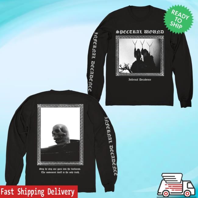 Official Evil Greed Shop Spectral Wound Infernal Decadence Long Sleeve T-Shirts EvilGreed