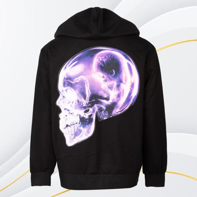 Official Tool Band Clothing Store Shop Fetus In Skull Maquette Lined Zip UpPullover Hoodie ToolBand Merch