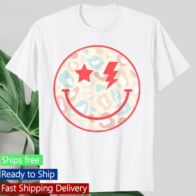 Official Happy Face Floral Shirt Preppy Aesthetic Smiling Face Pull Over Hoodie