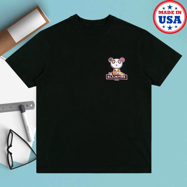 Official Takashi Murakami X Blackpink Signature Shirt New (Vintage Black)