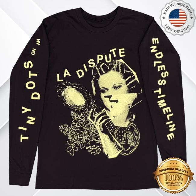 Official Hello Merch La Dispute Tiny Dots Long Sleeve T Shirt (Euro ROTH tour print) HelloMerch