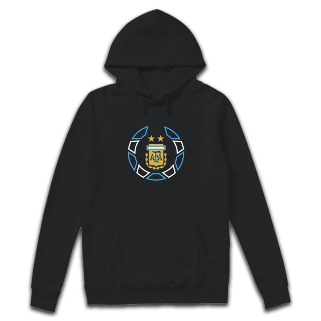 world cup 2022 argentina national team ball crest black Hoodies