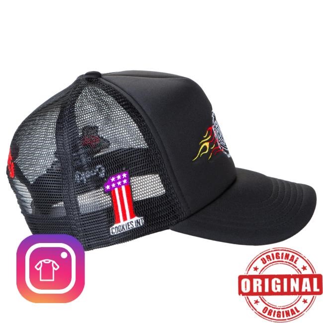 Official Cookies Merch Store Shop Cookies Highway Barbed Trucker Hat Cookiessf