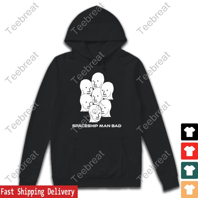 Ofiicial Spaceship Man Bad Long Sleeve Tee Shirt