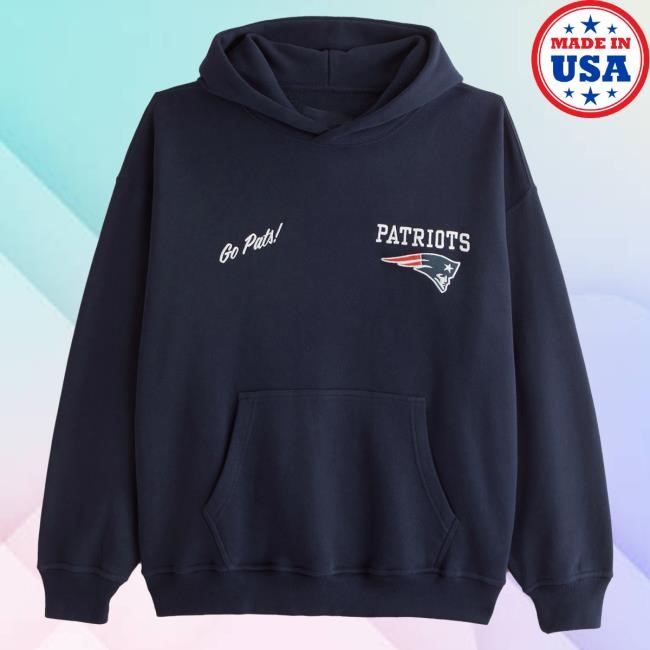 Official Abercrombie And Fitch Clothing New England Patriots Graphic Hoodie
