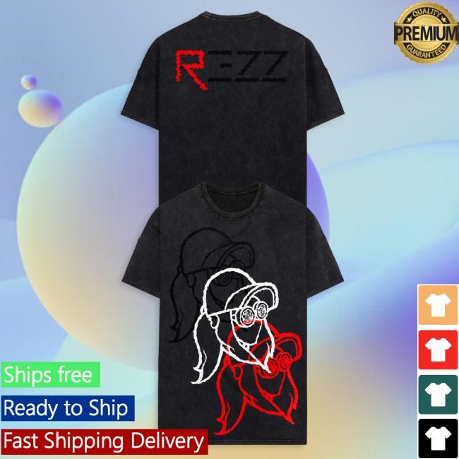 Rezz Official Merch Store Rezz - 3 Two Many Stonewash New Shirt Rezz Clothing Apparel Rezzshop