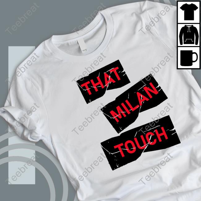 Ismaël Bennacer Wearing That Milan Touch Tee Shirt Ac Milan Store