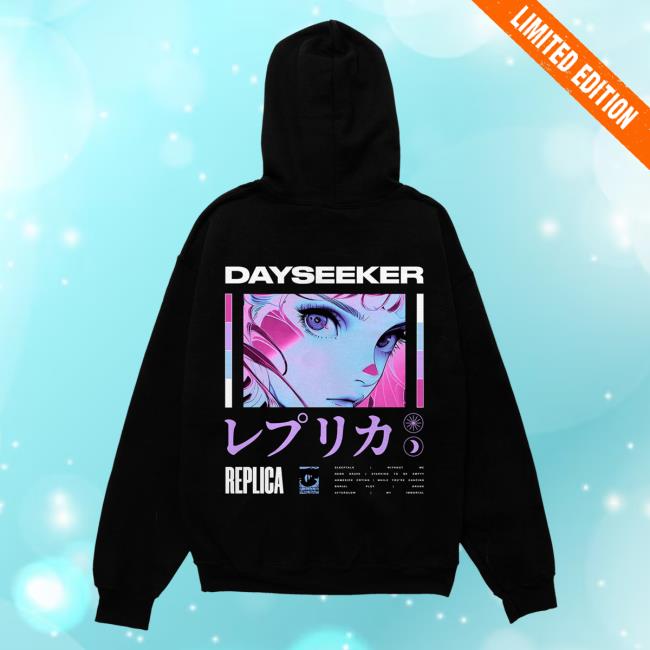 Official Dayseeker Merch Store Dayseeker Anime Hooded Sweatshirt Dayseeker Apparel Clothing Shop