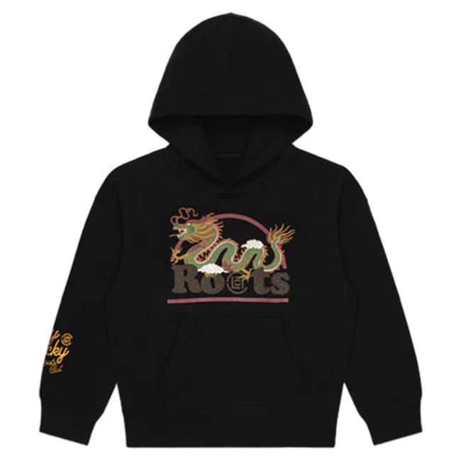 Official Juice Store Merch Juice Store Clot X Roots LNY Pullover Sweatshirt (Black) Juicestore Apparel Clothing Shop
