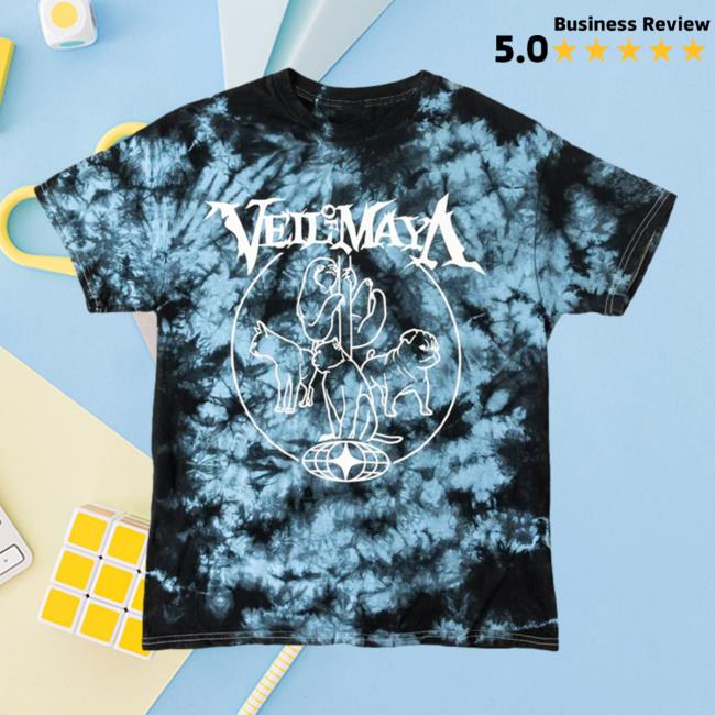 Official Sumerian Records Merch Veil Of Maya - Animals Blue Dye Shirt New