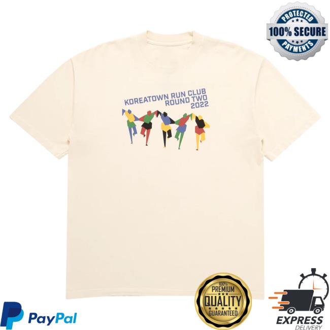 Official Round Two Clothing Store Shop Koreatown Run Club Marathon T-Shirt Roundtwostore