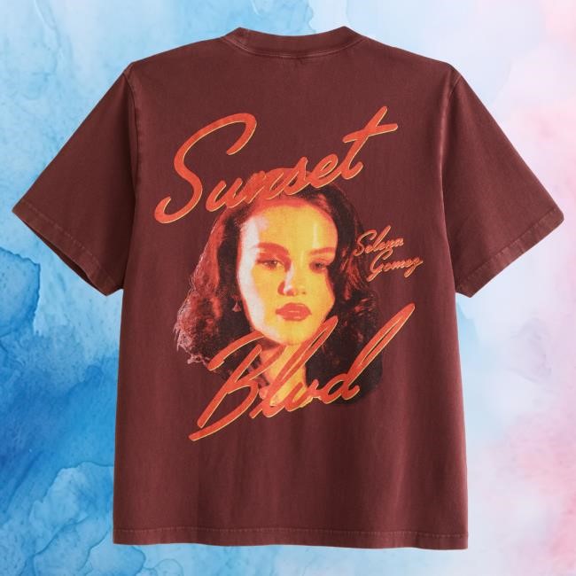 Official Abercrombie And Fitch Apparel Clothing Merch Selena Gomez Vintage-Inspired Graphic Shirt Abercrombiefitch Store Shop