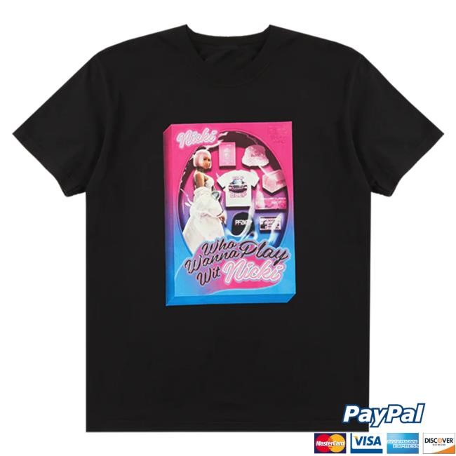 Official Nicki Minaj Merch Store Play Wit Nicki Black T-Shirts Nicki Minaj Apparel Clothing Shop NickiMinaj