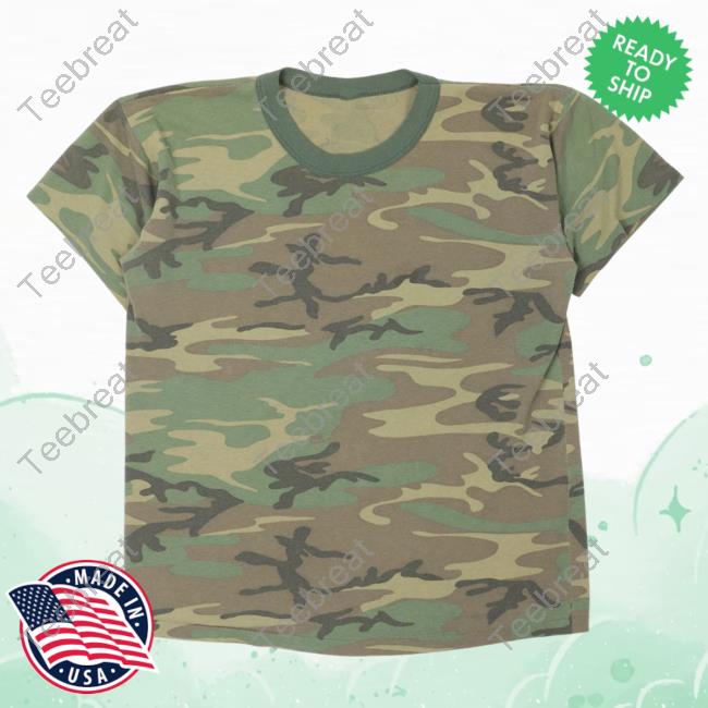 Official Justin Reed Vintage Camouflage Top Shirt Justinreed