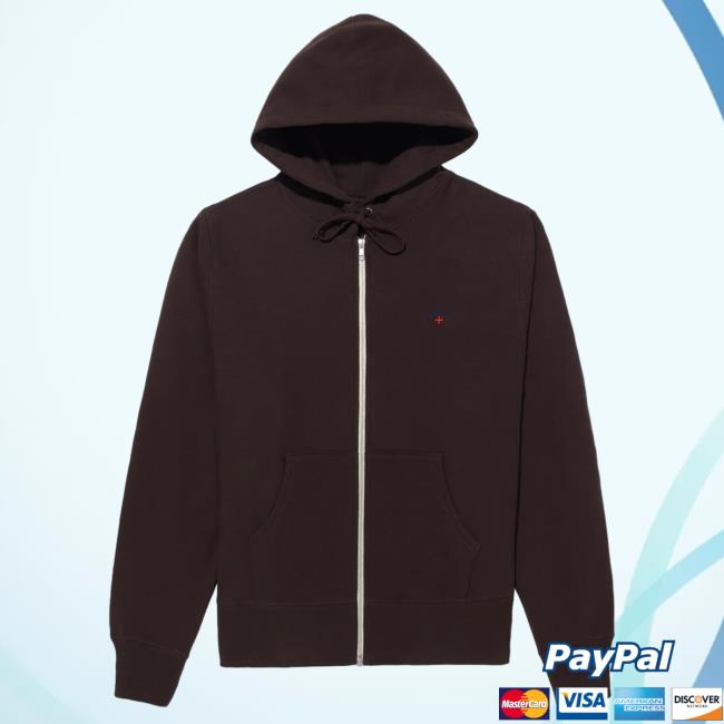 Official Noah Merch Store Lightweight Zip-Up Sweater Dark Brown Noah Clothing Shop Apparel