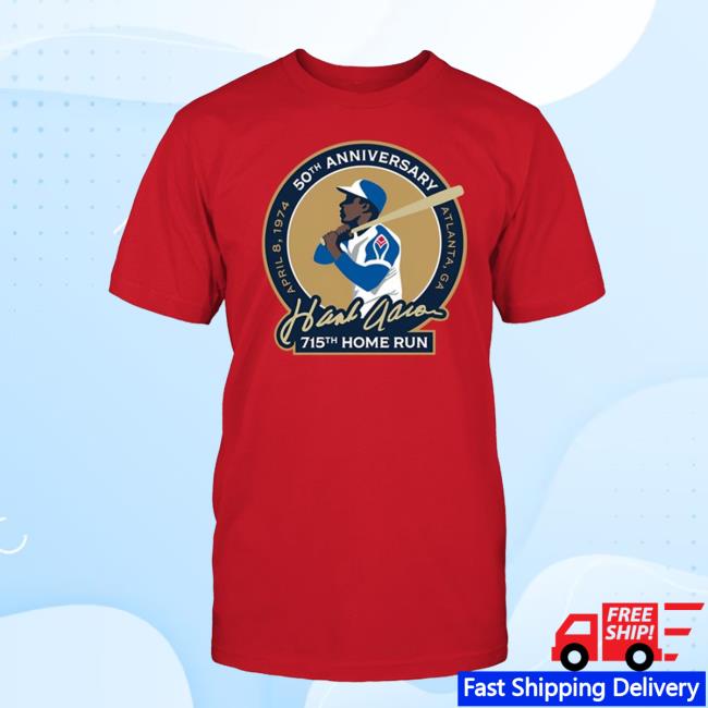 50Th Anniversary Atlanta Ga Hank Aaron 715Th Home Run 2024 Shirt