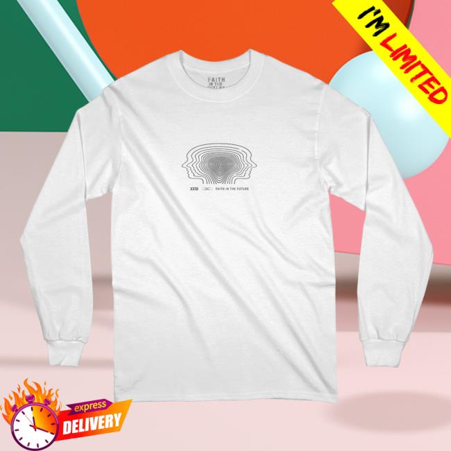 Official Merch Louis Tomlinson Faith In The Future World Tour White Long Sleeve Tees