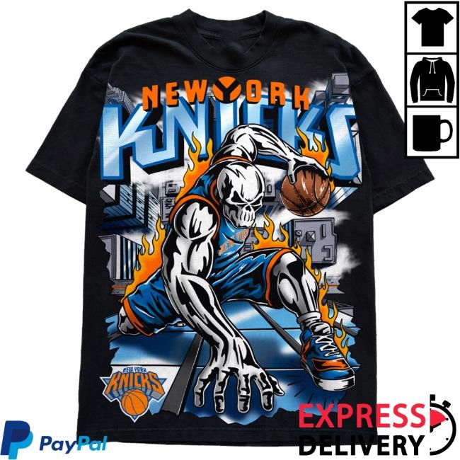 Knicks Sky High Hot Shirt - Black | Warren Lotas Official NBA