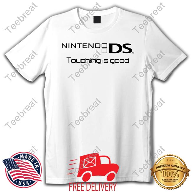Nintendo Ds Touching Is Good Long Sleeve T Shirt
