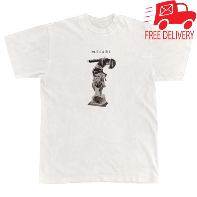 Official Mitski Merch Store Laurel Hell Uk/Eu Tour Attractive Shirt 2022 (Ivory) Mitski Shop Mitskileaks