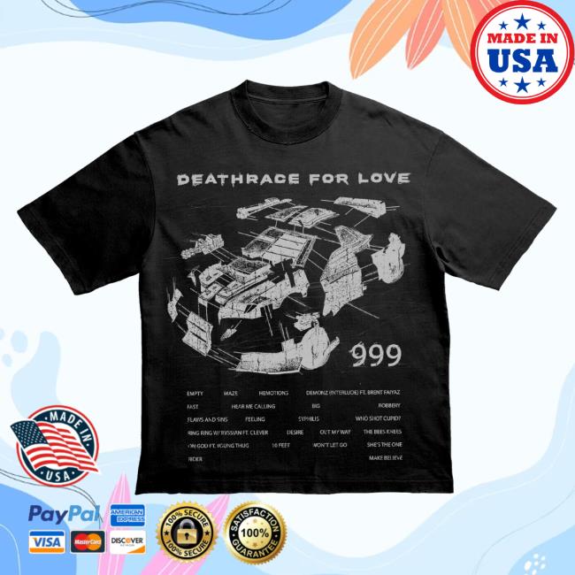 999 Club Merch Deathrace For Love Wrecked Shirt