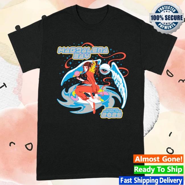 Official Magdalena Bay Merch Store Angel Imaginal Mystery Tour 2025 Tee w/ Tour Dates