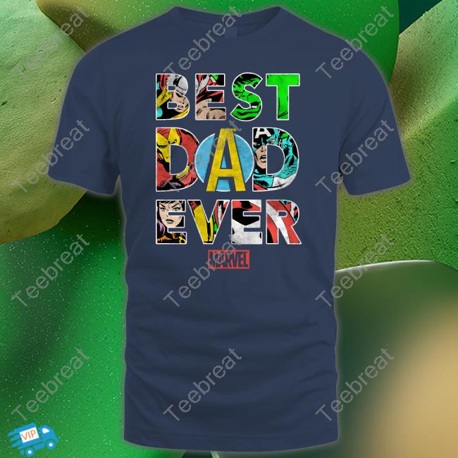 Coreyrforrester Marvel Best Dad Ever Hooded Sweatshirt