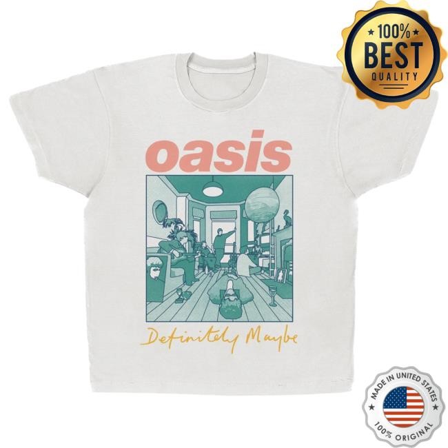 Official Complex Merch Store Screen Stars Oasis - Definitely Room SS Tees